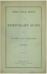 3rd Annual Report of the Temporary Home for Women and Children of Maine