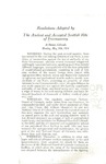 Resolutions adopted by the Ancient and accepted Scottish Rite of freemasonry at Denver, Colorado, Monday, May 18th, 1914
