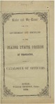 Rules and By-Laws for the Government and Discipline of the Maine State Prison at Thomaston, with a Catalogue of Officers by William Thompson