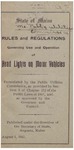 State of Maine Rules and Regulations Governing Use and Operation of Head Lights on Motor Vehicles by State of Maine, Public Utilities Commission