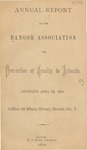 Annual Report of the Bangor Association for the Prevention of Cruelty to Animals by Bangor Association for the Prevention of Cruelty to Animals