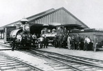 Train Shed at Bangor, ca. 1890