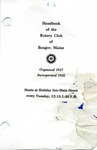Handbook of the Rotary Club of Bangor, Maine by Rotary Club of Bangor, Maine