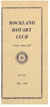 Rotary Club of Rockland, Maine: A History -- 1924-1944 by Rockland Rotary Club