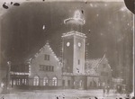 Lit Up Union Station, Bangor, Maine, circa 1907-1920