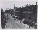 Looking Up Main Street from Hammond Street, Bangor, Maine, Circa 1909