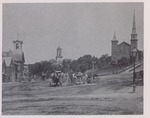 East Market Square and Unitarian Universalist Society Church, Bangor, Maine, Circa 1880-1885