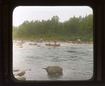 Maine 037. Poling up the Moose River by Leyland Whipple