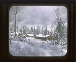 Maine 055. Lumber Camp in Winter by Leyland Whipple