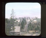 Maine 066. Clifton Village, Chick Hill in Background. by Leyland Whipple