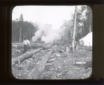 Maine 088. Lumber Industry, Road Building by Leyland Whipple