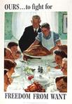 Ours... to fight for, Freedom From Want by Norman Rockwell