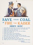 Save Your Coal to Fire the Kaiser -- Here's How! -- J.C. Hamlen, Fuel Administrator for Maine by Sam Brown