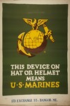 This Device On Hat Or Helmet Means U.S. Marines -- 173 Exchange Street, Bangor, Maine