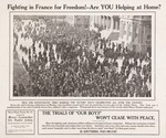 Fighting In France for Freedom! Are You Helping At Home? -- The Trials of "Our Boys" Won't Cease with Peace (News Photo Poster No.21 issued for Maine Committee on Public Safety, Blaine Mansion, Augusta, Maine)