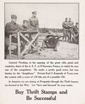 General Pershing At The Opening Of The Great Rifle Pistol And Musketry Shoot --Buy Thrift Stamps and Be Successful