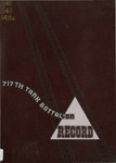 717th Tank Battalion record by United States Army